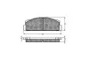 Комплект тормозных колодок, дисковый тормоз SPIDAN 32662 (фото 1)