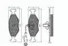 Комплект тормозных колодок, дисковый тормоз SPIDAN 32757 (фото 1)
