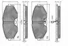 Комплект тормозных колодок, дисковый тормоз SPIDAN 32814 (фото 1)