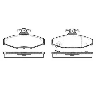 Brake pads. Колодки тормозные, дисковый тормоз SSANGYONG 4841305000