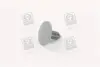 Кліпса кріплення даху Actyon/Actyon Sports (06-) / Kyron (05-) / Actyon Sports (12-) LIGHT GRAY SsangYong SSANGYONG 7751506000ABR (фото 3)