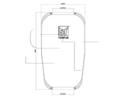 Подушка амортизуюча ST-TEMPLIN 04.060.6006.190