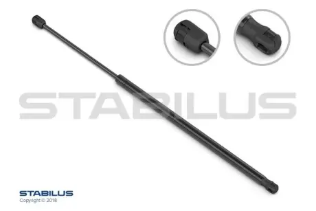Gas Spring, boot-/cargo area. Газовая пружина, крышка багажник STABILUS 136232