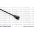 Gas Spring, rear windscreen. Газовая пружина, заднее стекло STABILUS 2572WZ (фото 1)