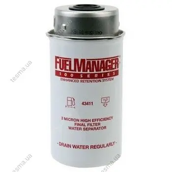 Fuel filter, water separator, element. Фильтр топливный, сепаратор, элемент STANADYNE 43411 (фото 1)