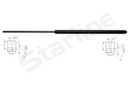 Амортизатор багажника STARLINE 42.79.800