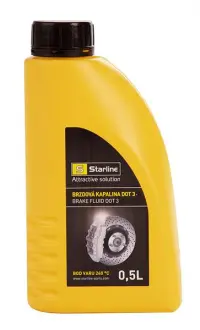 Гальмівна рідина DOT3 0,5л. STARLINE ACST026