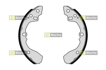 Гальмівні колодки барабанні STARLINE BC 01054