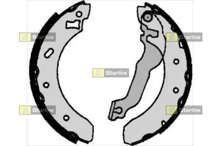 Гальмiвна колодка STARLINE BC06770