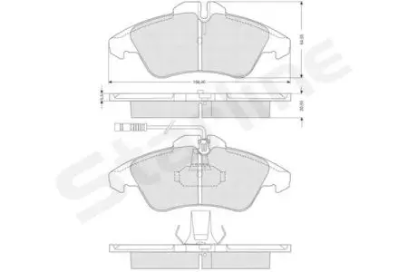 Гальмівні колодки SPRINTER STARLINE BD S054
