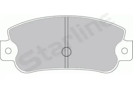 Гальмiвнi колодки, к-т. STARLINE BDS073