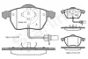 тормозные колодки дисковые STARLINE BDS301 - фото 4