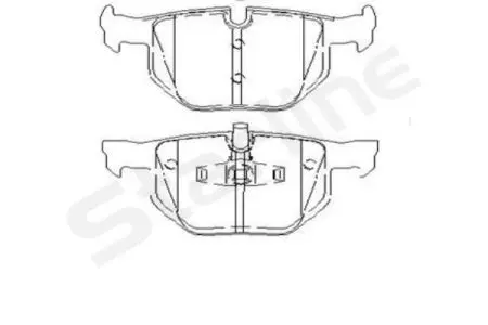 Гальмівні колодки дискові STARLINE BD S452