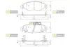 Гальмівні колодки дискові STARLINE BDS828P (фото 3)