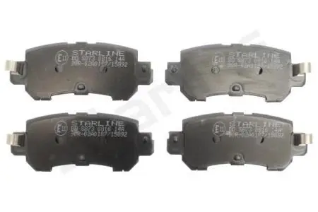 Гальмівні колодки дискові STARLINE BDS873
