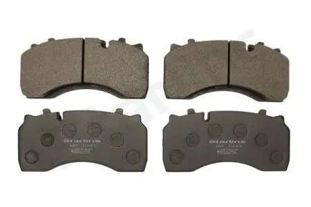 Комплект тормозных колодок, дисковый тормоз STARLINE BDT043