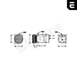 Компресори кондиціонерів STARLINE DKSTK0084