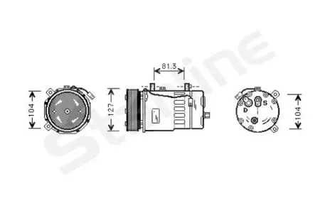Компресори кондиціонерів STARLINE DKSTK0280