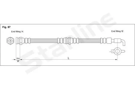 Гальмівний шланг STARLINE HA ST.1088