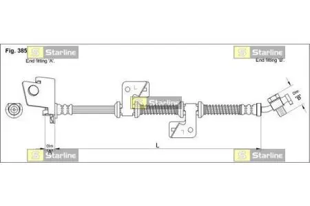 Гальмівний шланг STARLINE HA ST.1143