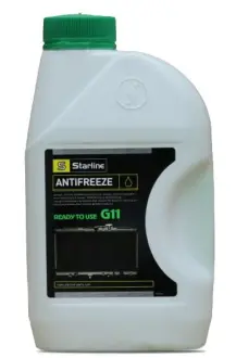 Рідина охолоджувальна, антифриз, Starline Antifreeze, зелений, -40°C, готовий, 1л STARLINE S ANTIFREEZE GREEN 1