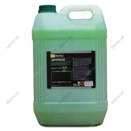 Рідина охолоджувальна, антифриз, Starline Antifreeze, зелений, -40°C, готовий, 20л STARLINE SANTIFREEZEGREEN20 (фото 1)