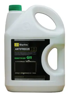 Рідина охолоджувальна, антифриз, Starline Antifreeze, зелений, -40°C, готовий, 4л STARLINE S ANTIFREEZE GREEN 4