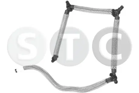 Трубка обратки от форсунок PSA DW10BTED4/DW10CTED4 STC T492046
