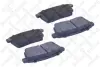 Комплект тормозных колодок, дисковый тормоз STELLOX 000067BSX (фото 1)