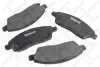 Комплект тормозных колодок, дисковый тормоз STELLOX 000068BSX (фото 1)