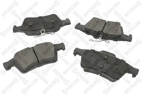 Комплект тормозных колодок, дисковый тормоз STELLOX 000081BSX (фото 1)