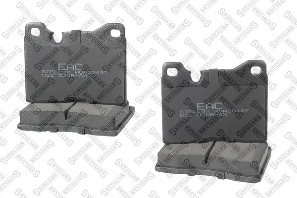 комплект тормозных колодок, дисковый тормоз STELLOX 022020BSX - фото 1