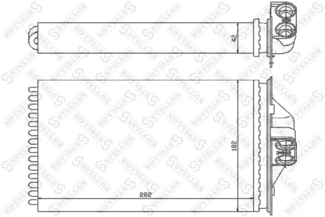 Радіатор опалення салону STELLOX 1035089SX