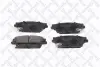 Комплект тормозных колодок, дисковый тормоз STELLOX 1098004BSX (фото 1)