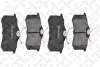 Комплект тормозных колодок, дисковый тормоз STELLOX 274003BSX (фото 1)