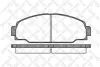 Комплект тормозных колодок, дисковый тормоз STELLOX 285000SX (фото 1)