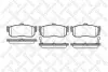 Комплект тормозных колодок, дисковый тормоз STELLOX 377012SX (фото 1)