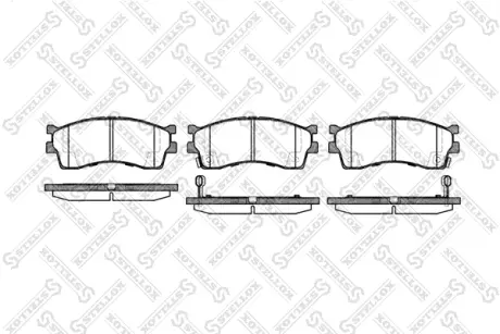 Колодки гальмівні передні (диск) STELLOX 426032SX
