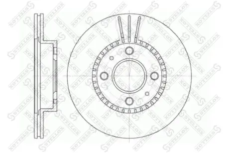 Тормозной диск STELLOX 60202245VSX