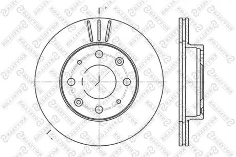 Тормозной диск STELLOX 60202605VSX