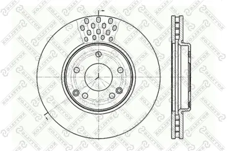 Тормозной диск STELLOX 60203341VSX
