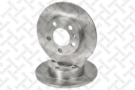 Гальмівний диск зад. Skoda Fabia 1.2-1.9 -10, Octavia 97-10, Roomster// VW Bora, Golf IV,Polo STELLOX 60204761SX