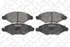 Комплект тормозных колодок, дисковый тормоз STELLOX 654020BSX (фото 1)
