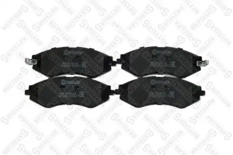 Комплект тормозных колодок, дисковый тормоз STELLOX 656002BSX