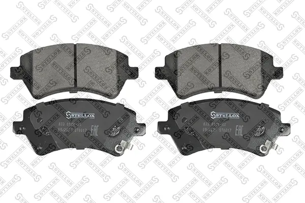 Комплект тормозных колодок, дисковый тормоз STELLOX 833012BSX (фото 1)