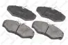Комплект тормозных колодок, дисковый тормоз STELLOX 845000BSX (фото 1)