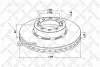 Тормозной диск STELLOX 8500704SX (фото 1)