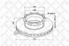 Тормозной диск STELLOX 8500713SX (фото 1)