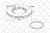 Тормозной диск STELLOX 8500758SX (фото 1)