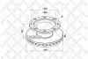 Тормозной диск STELLOX 8500786SX (фото 1)